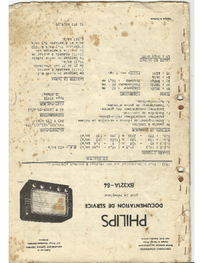 Philips BX321A-64  Philips Audio BX321A-64 BX321A-64.pdf