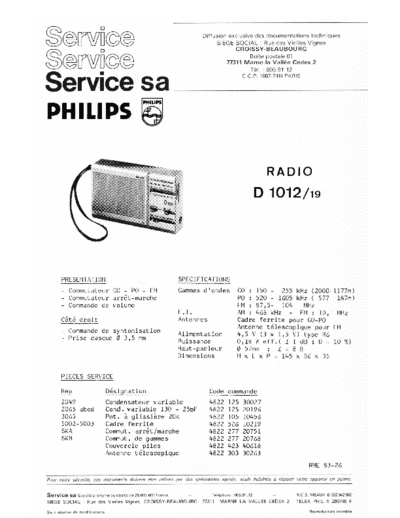 Philips d 1012  Philips Audio D1012 d 1012.pdf