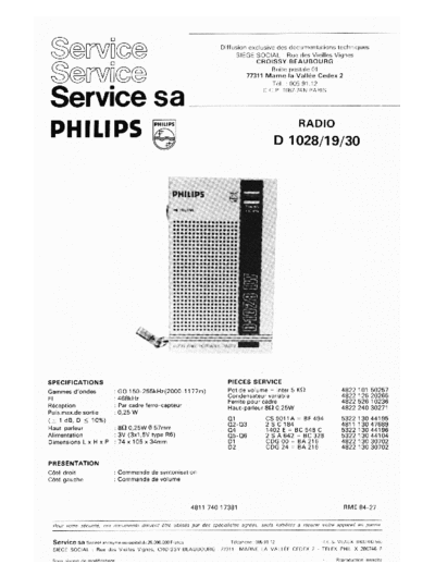 Philips d 1028  Philips Audio D1028 d 1028.pdf