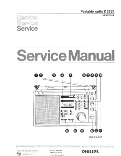 Philips hfe philips d2935 service en de fr nl it  Philips Audio D2935 hfe_philips_d2935_service_en_de_fr_nl_it.pdf