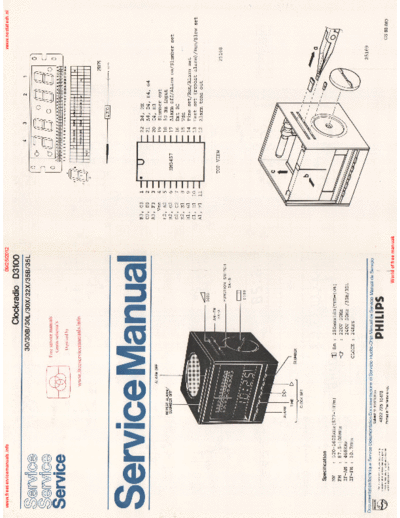 Philips PHILIPS D3100 Clockradio  Philips Audio D3100 PHILIPS_D3100_Clockradio.pdf