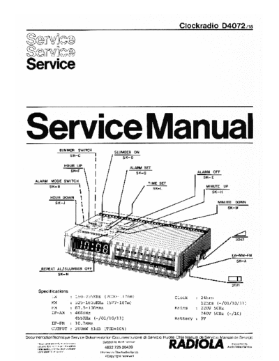 Philips d 4072  Philips Audio D4072 d 4072.pdf