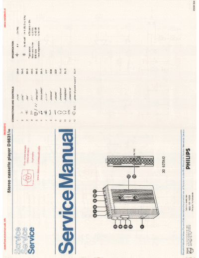 Philips philips d 6631  Philips Audio D 6631 philips_d_6631.pdf