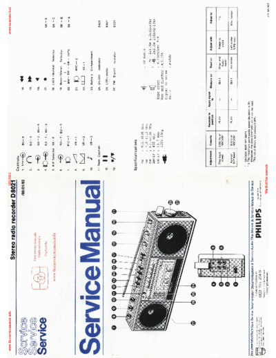 Philips d8021  Philips Audio D8021 d8021.pdf