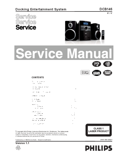 Philips service  Philips Audio DCB146 service.pdf