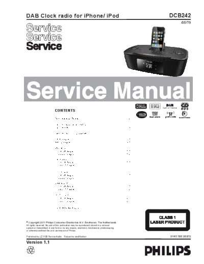 Philips service  Philips Audio DCB242 service.pdf