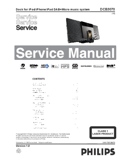 Philips service  Philips Audio DCB3070 service.pdf