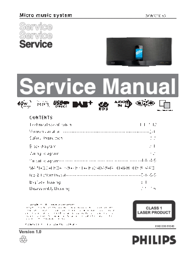 Philips service  Philips Audio DCB3270 service.pdf