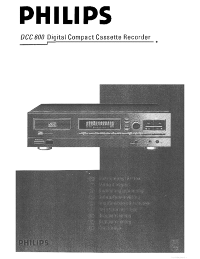 Philips hfe philips dcc600 en  Philips Audio DCC600 hfe_philips_dcc600_en.pdf