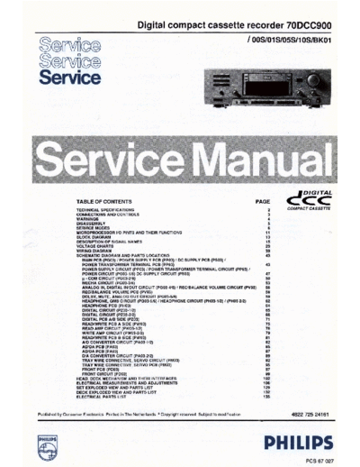 Philips hfe philips dcc900 service  Philips Audio DCC900 hfe_philips_dcc900_service.pdf