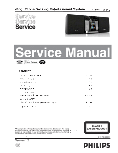 Philips service  Philips Audio DCM129 service.pdf