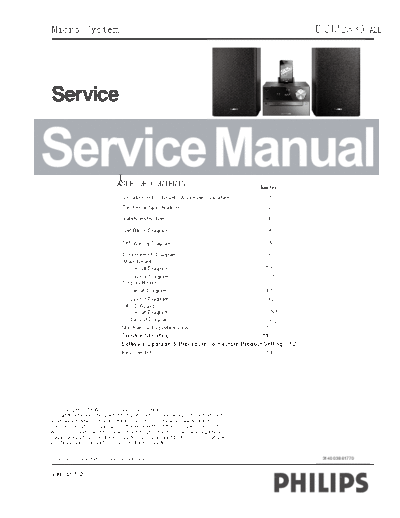 Philips service  Philips Audio DCM2330 service.pdf