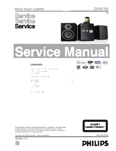 Philips dcm3100  Philips Audio DCM3100 dcm3100.pdf