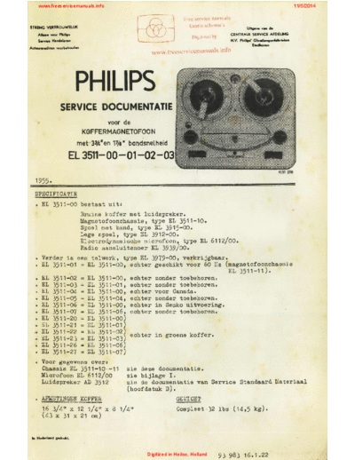 Philips el3511  Philips Audio EL3511 el3511.pdf