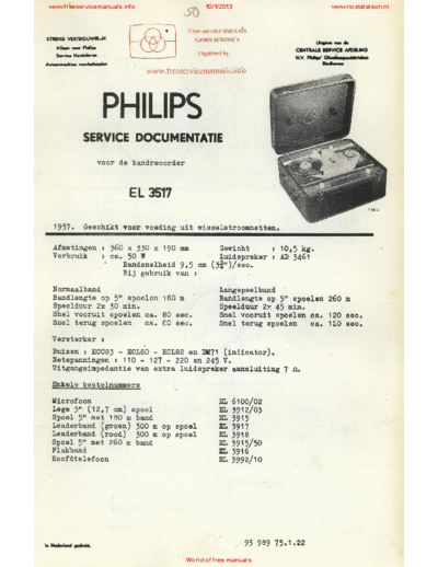 Philips el3517  Philips Audio EL3517 el3517.pdf