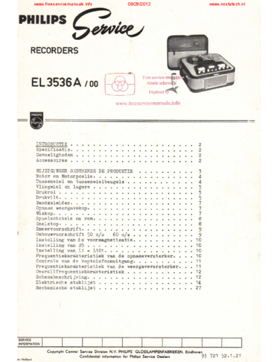 Philips el3536a  Philips Audio EL3536A el3536a.pdf