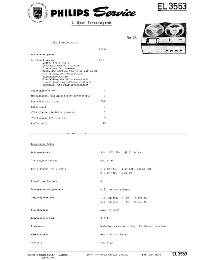 Philips philips el 3553 4-spur-tonbandgeraet sm  Philips Audio EL3553 philips_el_3553_4-spur-tonbandgeraet_sm.pdf