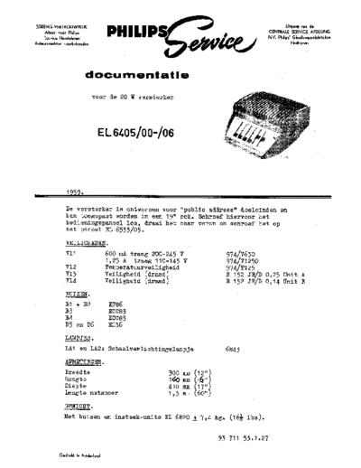 Philips el6405  Philips Audio EL6405 philips_el6405.pdf