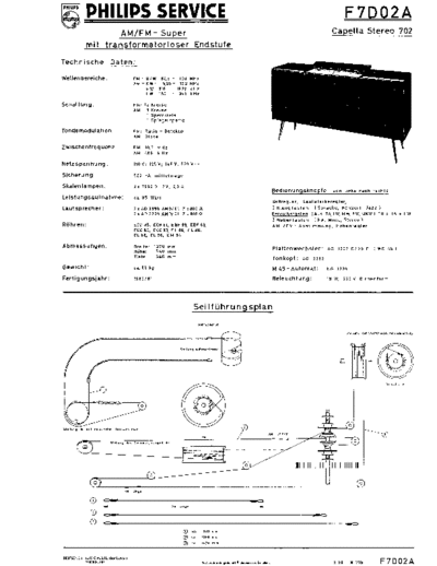 Philips f7d02a capella stereo 702 sm  Philips Audio F7D02A philips_f7d02a_capella_stereo_702_sm.pdf