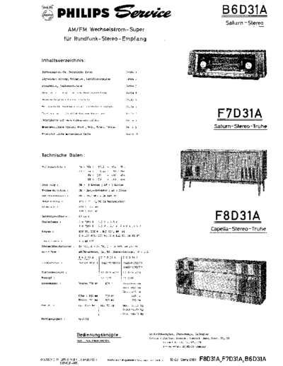 Philips b6d31a saturn-stereo f7d31a saturn-stereotruhe f8d31acapella-stereo-truhe sm  Philips Audio F8D31A philips_b6d31a_saturn-stereo_f7d31a_saturn-stereotruhe_f8d31acapella-stereo-truhe_sm.pdf