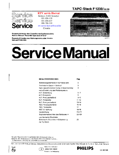 Philips Philips-F-1230-Service-Manual  Philips Audio F1230 Philips-F-1230-Service-Manual.pdf