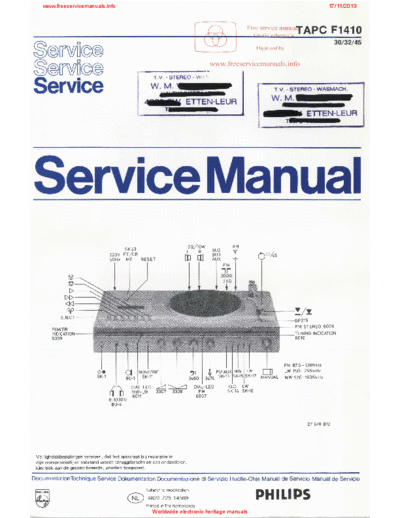 Philips f1410  Philips Audio F1410 f1410.pdf
