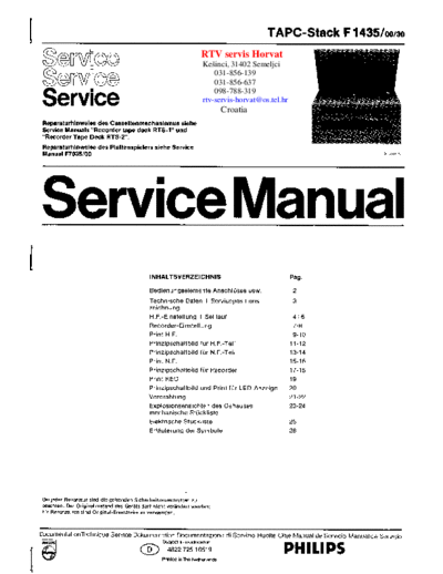 Philips Philips-F-1435-Service-Manual  Philips Audio F1435 Philips-F-1435-Service-Manual.pdf