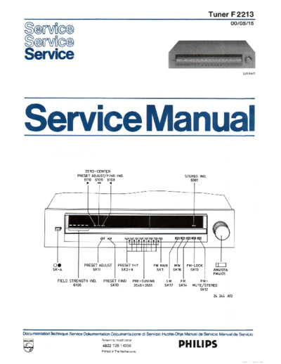 Philips hfe philips f2213 service en de fr  Philips Audio F2213 hfe_philips_f2213_service_en_de_fr.pdf