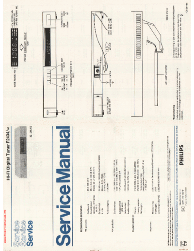 Philips philips f2434 00 sm  Philips Audio F2434 philips_f2434_00_sm.pdf