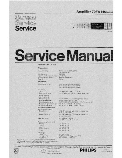 Philips hfe   fa145 service de  Philips Audio FA145 hfe_philips_fa145_service_de.pdf