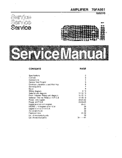 Philips hfe philips fa951 service  Philips Audio FA951 hfe_philips_fa951_service.pdf