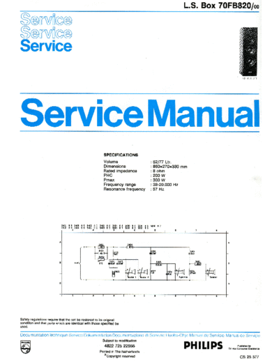 Philips hfe philips fb820 service en  Philips Audio FB820 hfe_philips_fb820_service_en.pdf