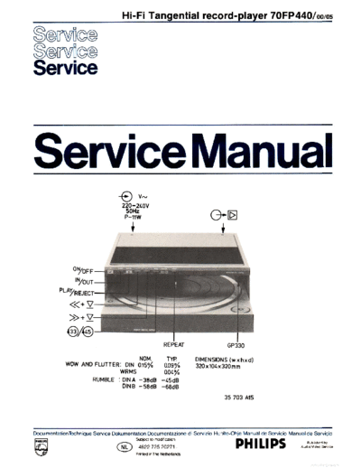 Philips ve   fp 440 service nl  Philips Audio FP 440 ve_philips_fp_440_service_nl.pdf