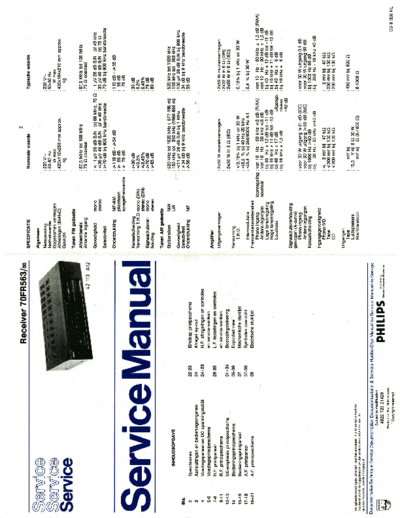 Philips Philips+FR563  Philips Audio FR563 Philips+FR563.pdf