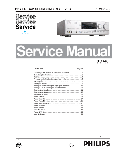 Philips hfe philips fr996 service pt  Philips Audio FR996 hfe_philips_fr996_service_pt.pdf