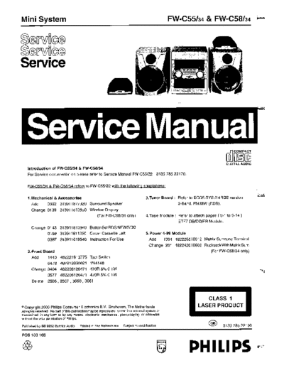 Philips PHILIPS FW-C55-34 FW-C58-34 sm  Philips Audio FW-C55 PHILIPS_FW-C55-34_FW-C58-34_sm.pdf