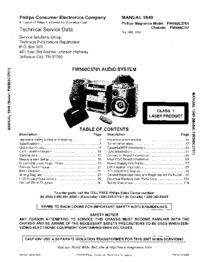 Philips magnavox FW560C3701 chassis fw560c 37 sm  Philips Audio FW560C3701 Philips_magnavox_FW560C3701_chassis_fw560c_37_sm.pdf