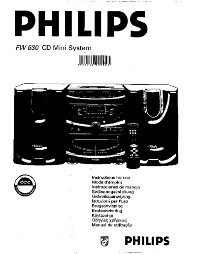 Philips fw630 22 dfu deu  Philips Audio FW63022 fw630_22_dfu_deu.pdf