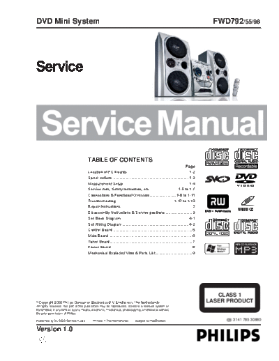 Philips FWD792  Philips Audio FWD792 FWD792.pdf