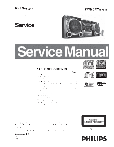 Philips FWM377 ET-SB-EX-SI 1210677413  Philips Audio FWM377 FWM377_ET-SB-EX-SI_1210677413.pdf