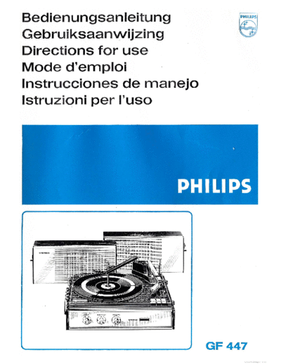 Philips ve   gf 447 en de fr nl es it  Philips Audio GF 447 ve_philips_gf_447_en_de_fr_nl_es_it.pdf