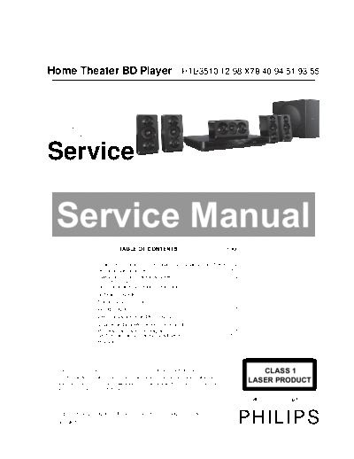 Philips service  Philips Audio HTB3510 service.pdf