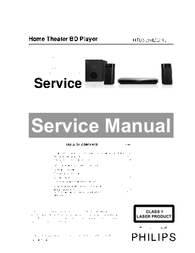 Philips service  Philips Audio HTB5250DG service.pdf