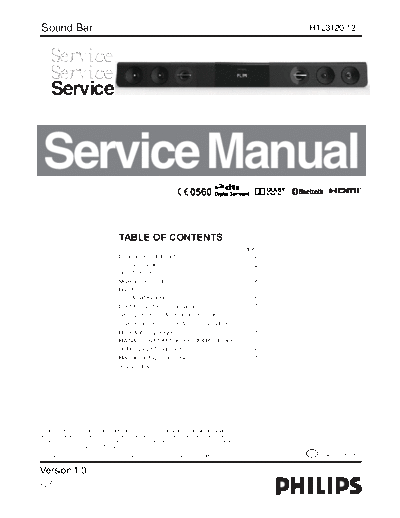 Philips service  Philips Audio HTL3120 service.pdf