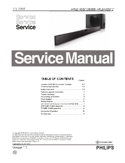 Philips service  Philips Audio HTL6140B service.pdf