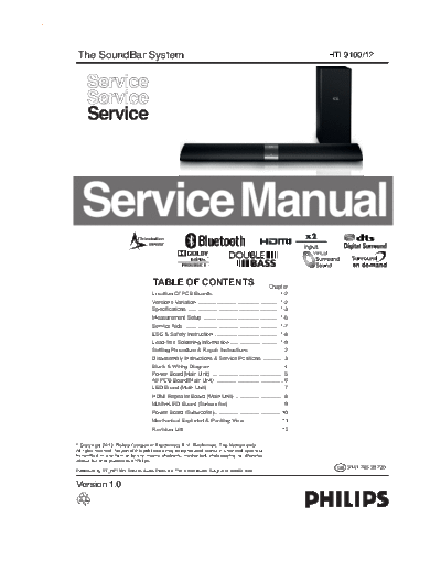 Philips service  Philips Audio HTL9100 service.pdf