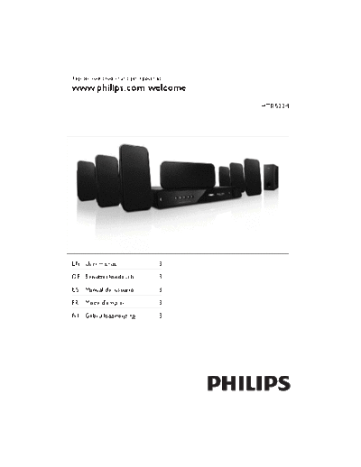 Philips 23258515-4194-manual  Philips Audio HTR5224 23258515-4194-manual.pdf