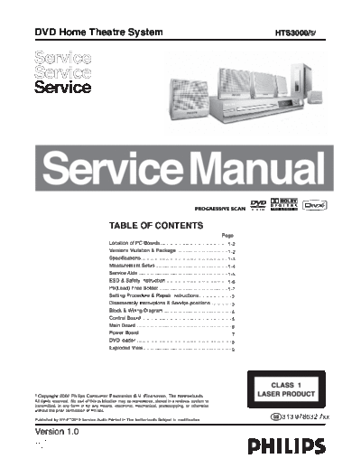Philips hts3000 51  Philips Audio HTS3000-51 hts3000_51.pdf