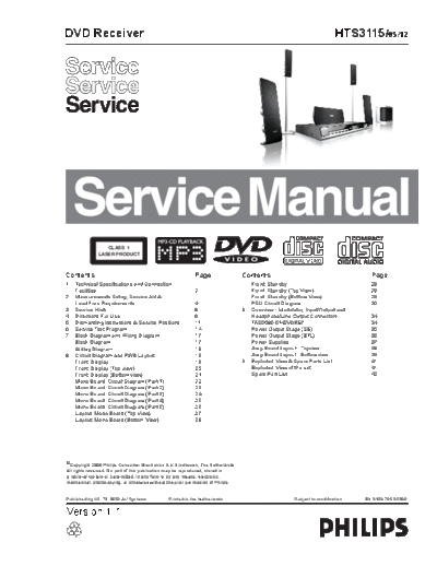 Philips HTS311505 SB-SI 4688823019  Philips Audio HTS3115 HTS311505_SB-SI_4688823019.pdf