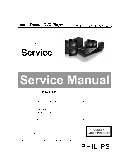 Philips philips hts3531 ver.1.2  Philips Audio HTS3531 VER.1.2 philips_hts3531_ver.1.2.pdf